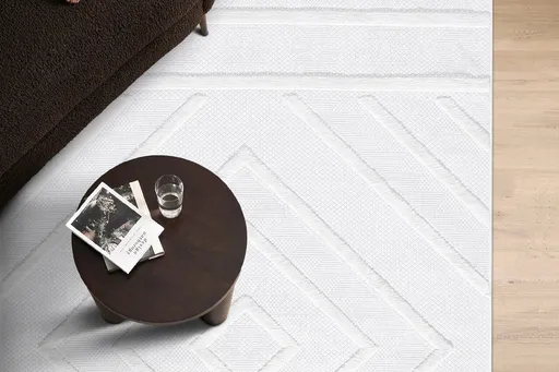 Covor, 58646A Silva, 200x290 cm, Alb