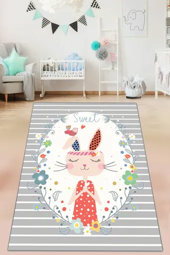 Covor, Tsuro, 100x200 cm, Poliester, Multicolor