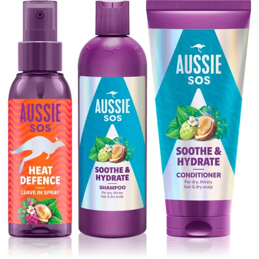 Aussie SOS Sooth & Hydrate set de hidratare intensă pentru păr