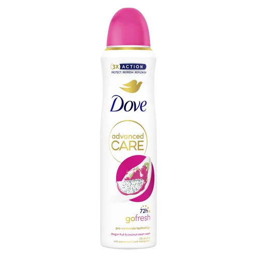 Dove Antiperspirant spray Advanced Care Dragon Fruit & Coconut Cream (Anti-Perspirant) 150 ml