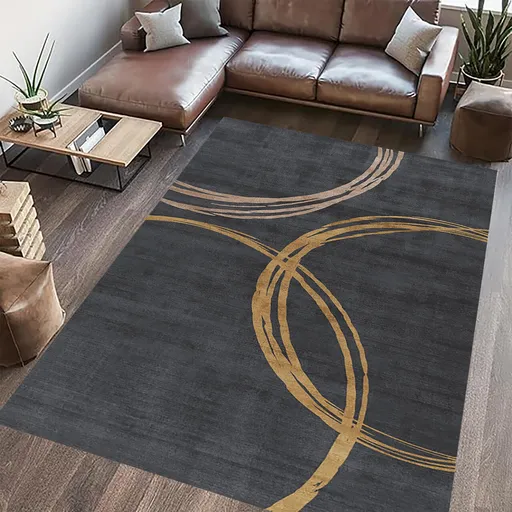 Covor cu print, Circle, Heinner, 200x300 cm, poliester, multicolor