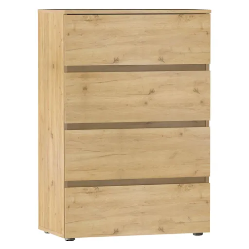 Comoda PARMAD, stejar artisan, maro