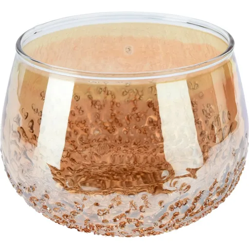 Suport lumânare, auriu, 11x 8 cm, 11 cm