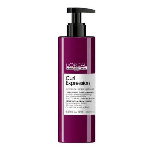 L'Oréal Professionnel Îngrijire fără clătire pentru definirea buclelor Curl Expression Definition Activator (Professional Cream-in-Jelly) 250 ml