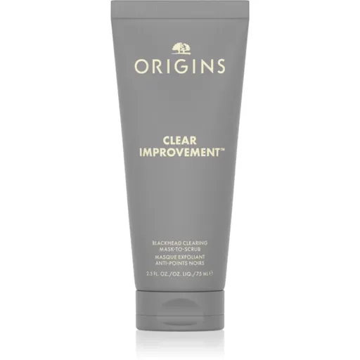 Origins Clear Improvement® Blackhead Clearing Mask-To-Scrub mască pentru curățarea porilor, împotriva punctelor negre 75 ml