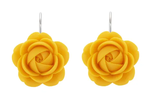 Troli Cercei suspendați galbeni-portocalii Flori Sun