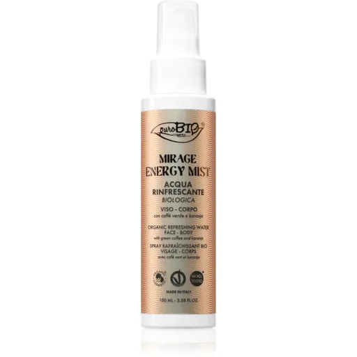 puroBIO Cosmetics Mirage Energy Mist spray de corp racoritor pentru femei 100 ml