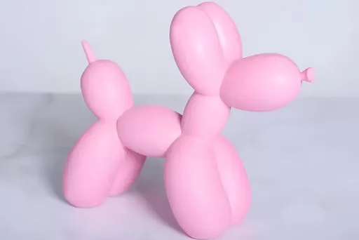 Decoratiune, CY0425, 17x8x22 cm, Poliester, Roz deschis