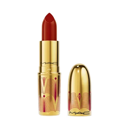 MAC Cosmetics Ruj Gift of Gold (Frost Lipstick) 3 g Regal Red