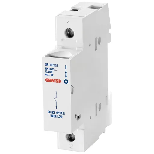 Port fuzibil pentru sisteme fotovoltaice 1P 20A 10,3X38 1000V DC GW96226