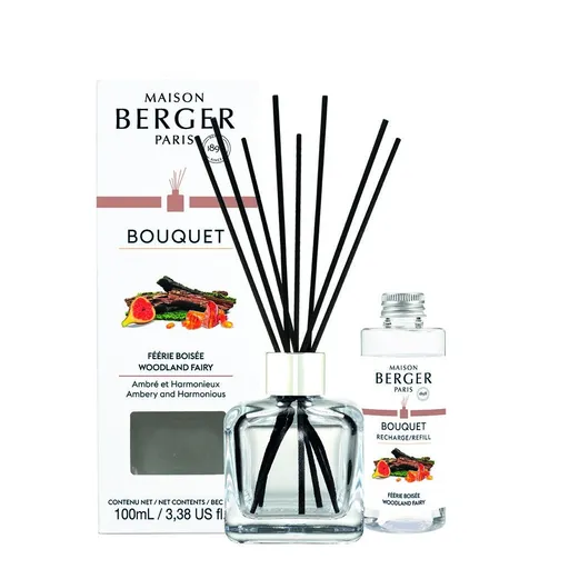 Maison Berger Paris Set cadou difuzor de arome Cube + reumplere Woodland Fairy 100 ml