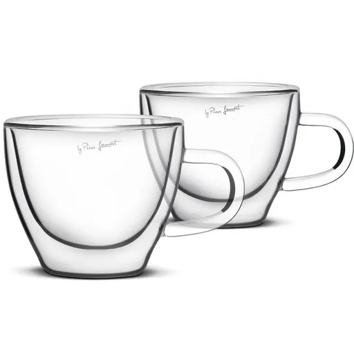 Lamart LT9026 set pahare Cappuccino Vaso, 190 ml,2 buc., pur