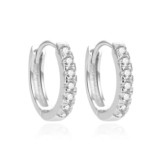 Beneto Cercei fermecători din argint cu pietre de zircon AGUC1664