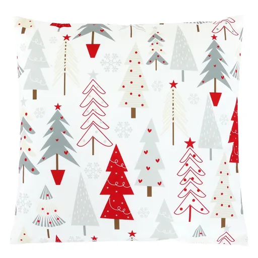 Pernă cu umplutură Brad de Crăciun, 45 x 45 cm