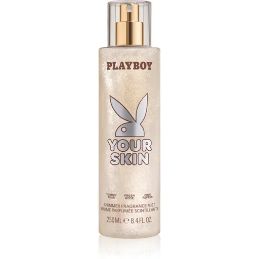 Playboy Your Skin spray pentru corp cu particule stralucitoare pentru femei 250 ml