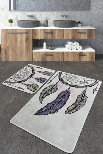 Set covorase de baie, L'essentiel Maison, Parast Djt, Poliester, Multicolor