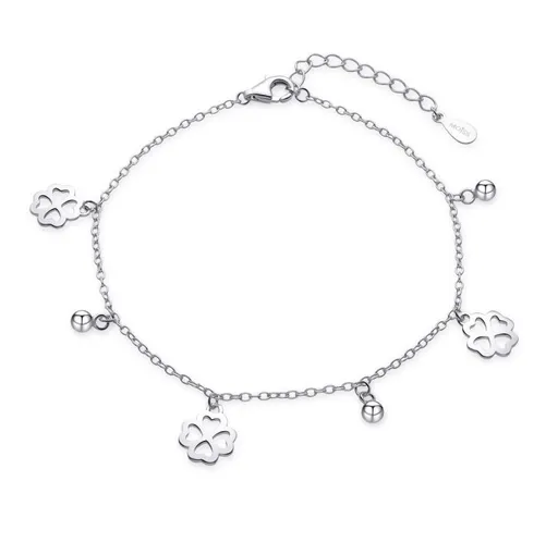 MOISS Brățară din argint cu pandantive Trifoi B0001523