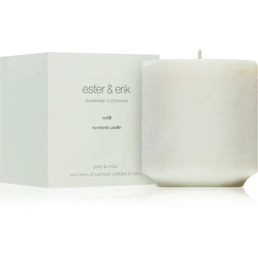 ester & erik pine & cedar lumânare parfumată rezervă 220 g