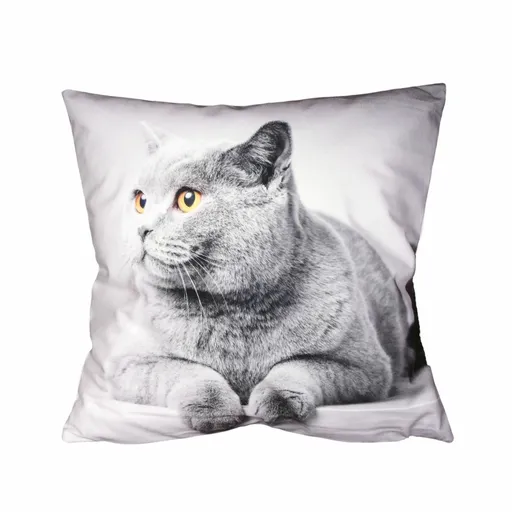 Față de pernă Pisică, 40 x 40 cm