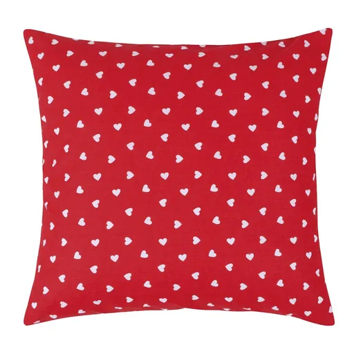 Pernă Bellatex Adéla Inimioare roșu, 40 x 40 cm