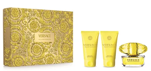 Versace Yellow Diamond - EDT 50 ml + lapte de corp 50 ml + gel de duș 50 ml