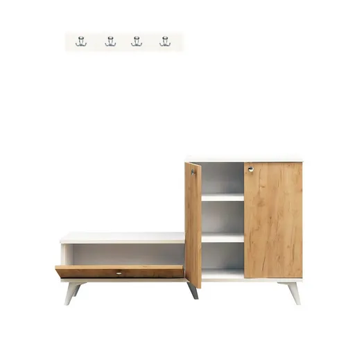 Set de hol Fiel Oak and White