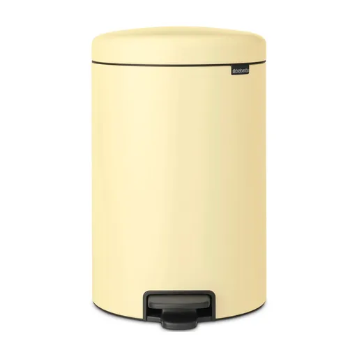 Cos cu pedala Brabantia NewIcon 649044, 20 L, Inchidere lina, Baza antiderapanta, Galben