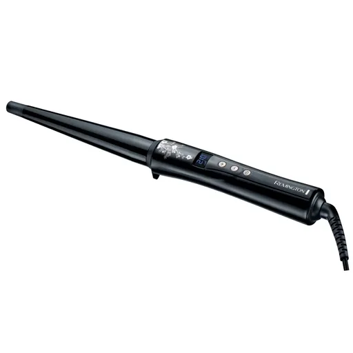 Ondulator pentru par Remington Ci95, 210°C, Varf rece, Ceramica, Display, Incalzire rapida, Negru