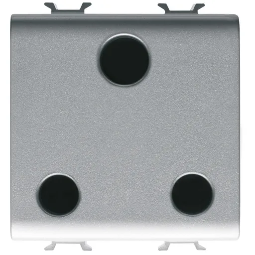 Priza 2M standard britanic Gewiss Chorus GW14297, titan