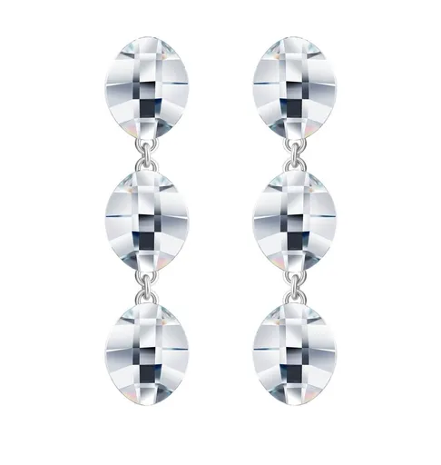 Preciosa Cercei de lux din argint Devotion cu cristal ceh Preciosa 6148 00