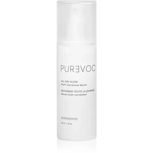 WONDERSKIN PUREVOC All Day Glow Serum ser cu efect iluminator cu efect de netezire 30 ml