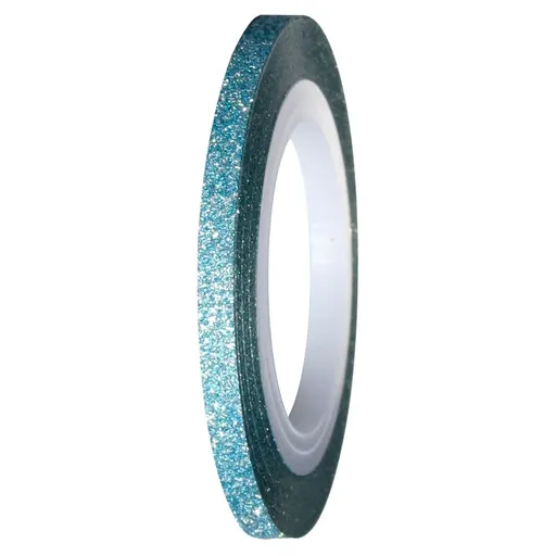 Banda Metalica Lata cu Sclipici Albastru