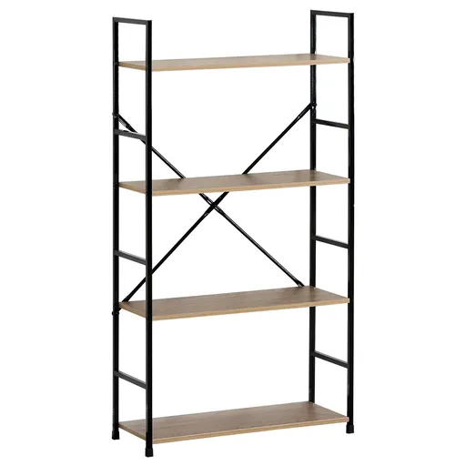 Raft GD-224 OAK Stor, 4 etajere, 58,5 x 23,5 x112,5 cm, 4 etaje