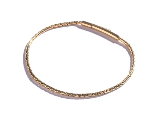 Marc Malone Brățară elegantă placată cu aur pentru bărbați MCGB5074G 19 cm