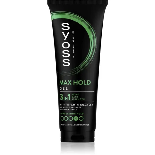 Syoss Max Hold gel de păr cu fixare puternică 250 ml