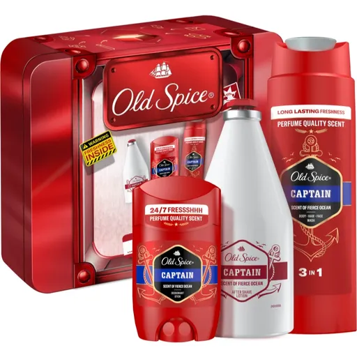 Old Spice Captain Tin Box set cadou pentru barbati