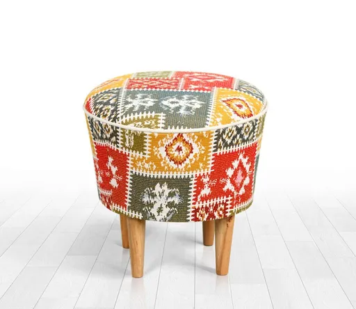 Taburet, Atelier del Sofa, 209FLF1238, Multicolor