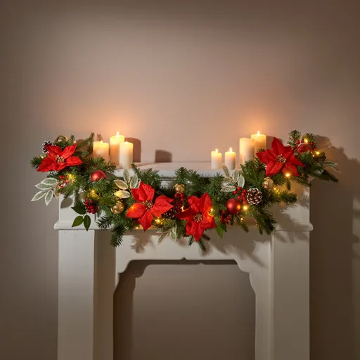 Ghirlandă pentru șemineu Eldo LED