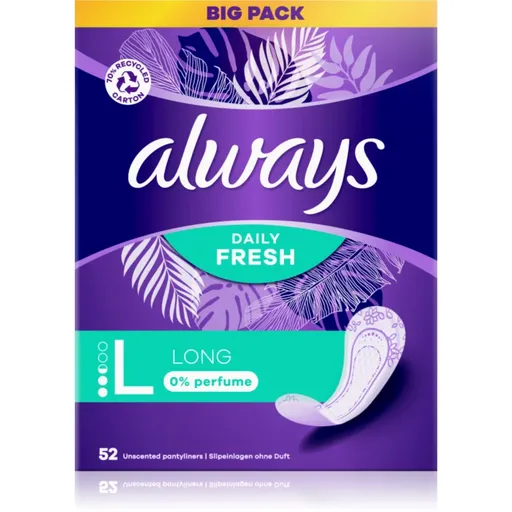 Always Daily Fresh Long absorbante fara parfum 52 buc