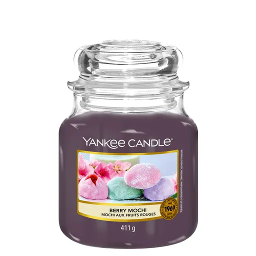 Yankee Candle Lumânare aromatică Classic medie Berry Mochi 411 g