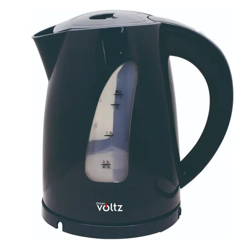 Cana electrica Oliver Voltz OV51230B, 2200W, 1.7 L, Indicator luminos, Fara fir, Negru