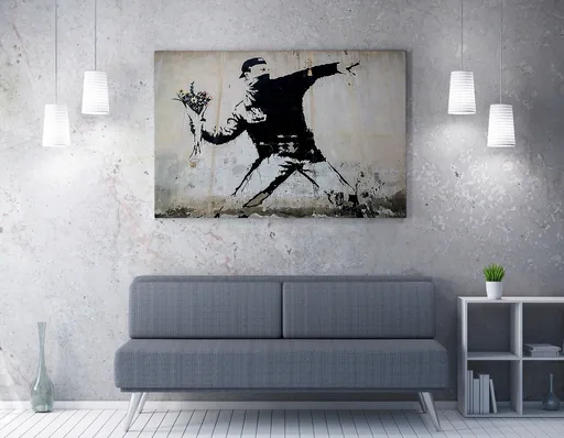 Tablou decorativ, WY18 (50 x 70), Canvas imprimat, Multicolor