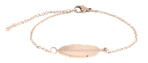 Troli Brățară elegantă placată cu aur cu pană