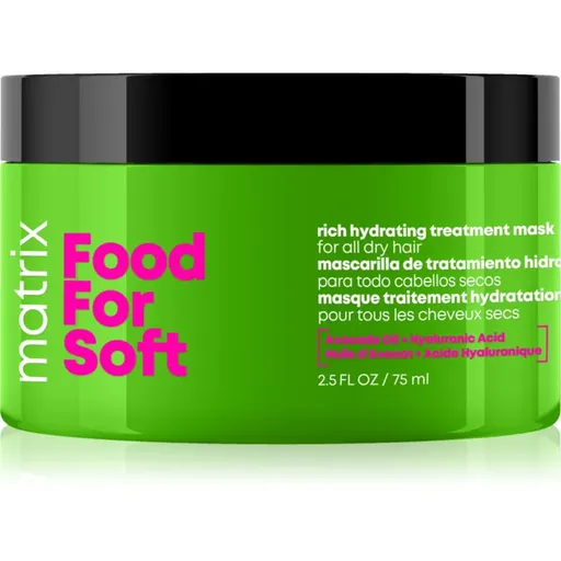 Matrix Food For Soft Hydrating Treatment Mask masca pentru hidratare intensa pentru păr 75 ml