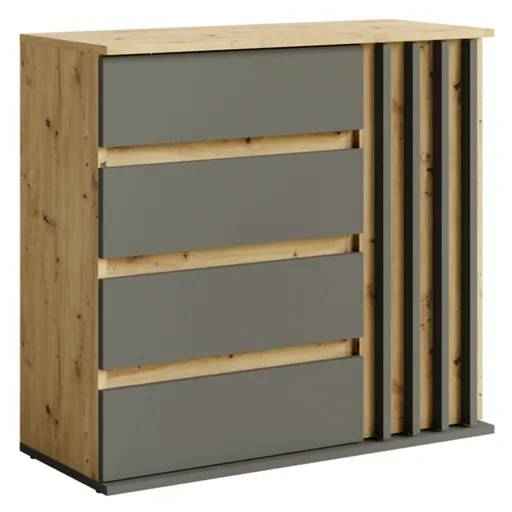 Dulap DERIS, stejar Artisan