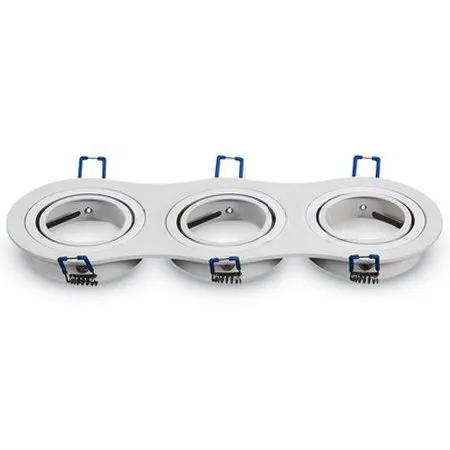 Corp spot 3XGU10 alb unghi reglabil V-TAC SKU-3603