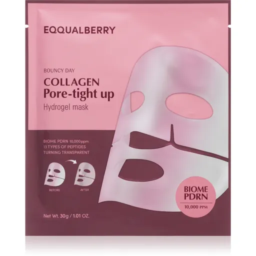 EQQUALBERRY Collagen Pore-Tight Up Hydrogel Mask masca de celule cu efect de fermitate cu textura de gel 30 g