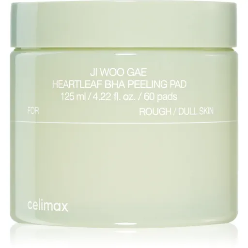 celimax Ji Woo Gae Heartleaf BHA Peeling Pad tampoane exfoliante cu efect calmant 60 buc