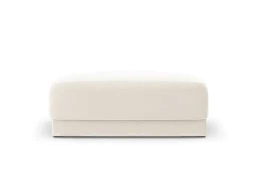 Taburet, Miley, Micadoni Home, BL, 85x85x42 cm, catifea, bej deschis