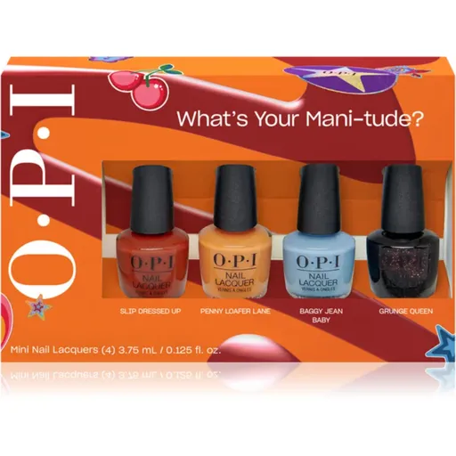 OPI The Mani-tude Nail Lacquer set cadou pentru unghii